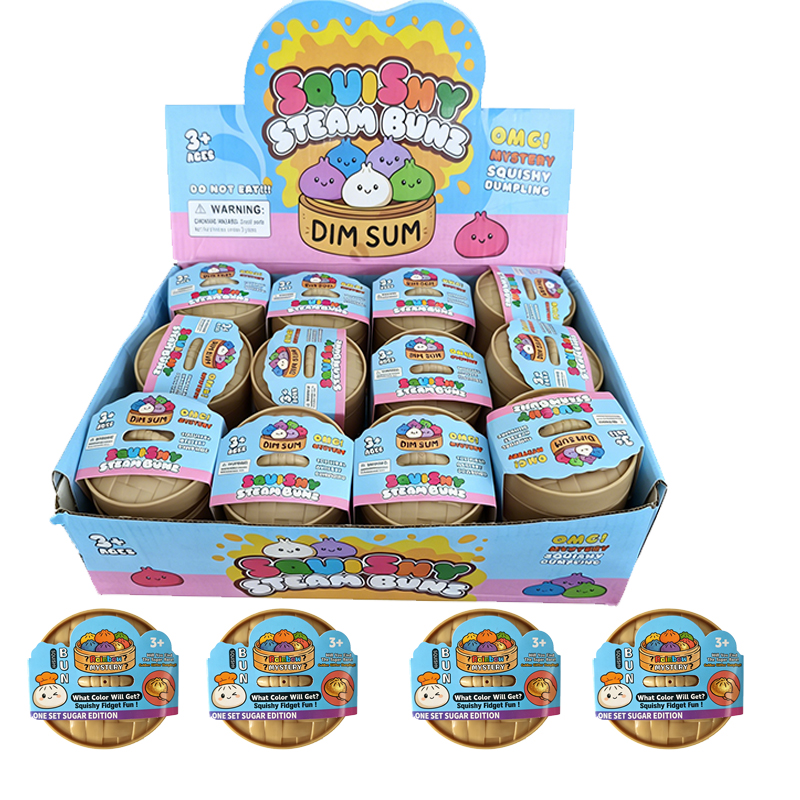 Kids Toys Dumplings - Realistic Mini Dumpling Squeeze Toy with