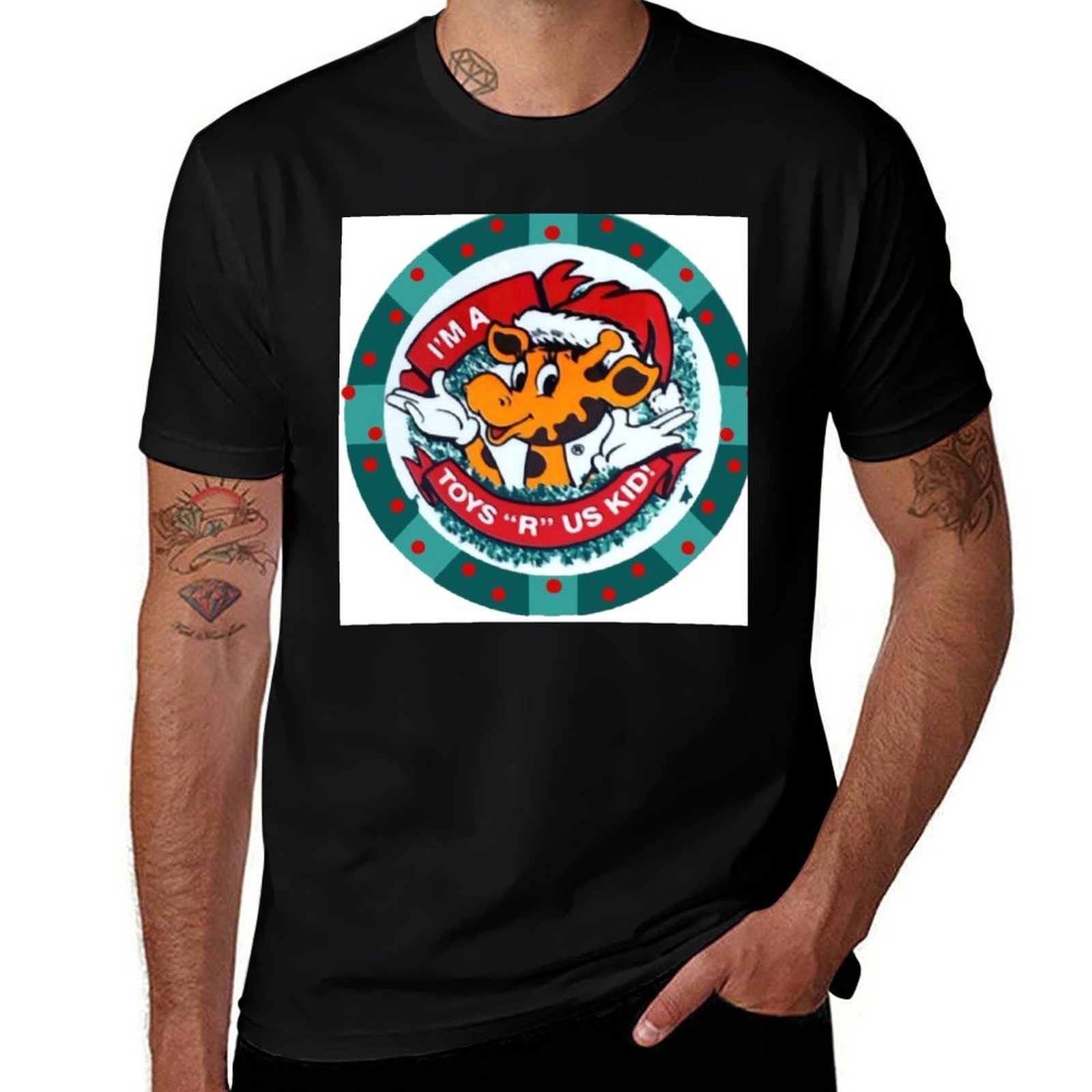 Kids Toys Logo - Retro Geoffrey the Giraffe Holiday Logo