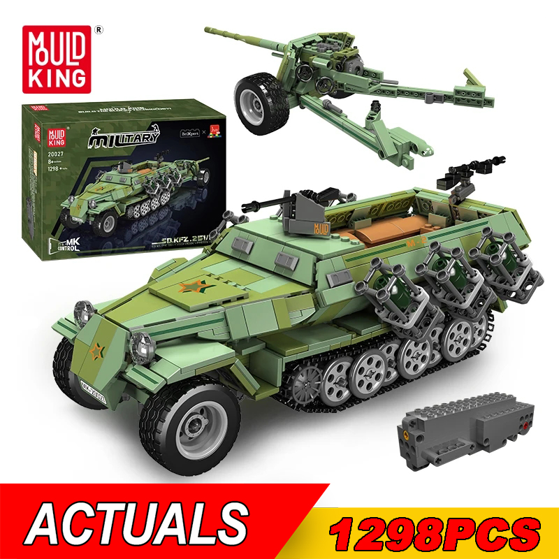 Kids Toys Lego - Mould King 20027 Military Remote Control
