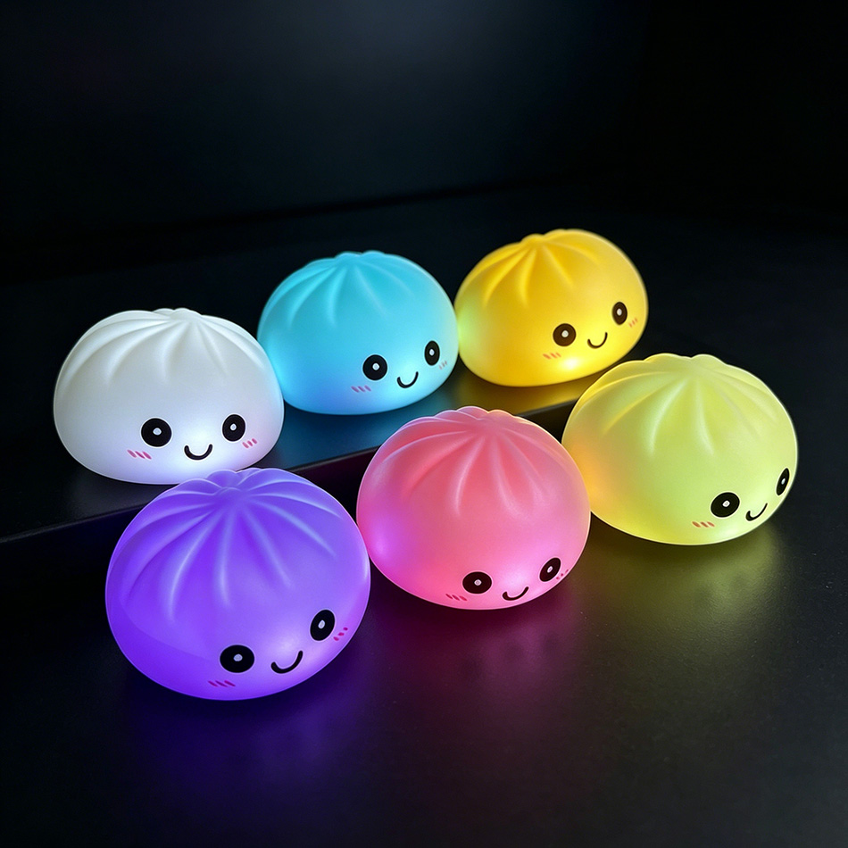Kids Toys Dumplings - 2026 Aesthetic LED Glowing Dumpling: Bubble