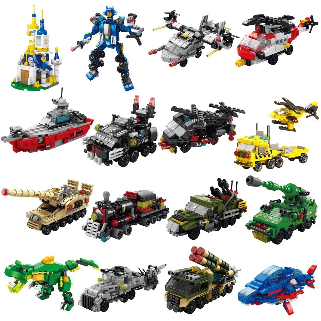 6 IN 1 City Engineering Car Po - Dinosaur Figurine Set 评论和价格