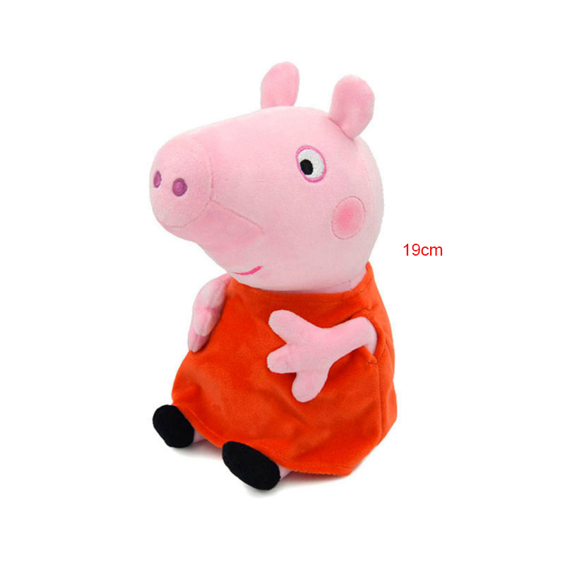 Genuine 19cm Peppa Pig Plush T - Dinosaur Figurine Set 评论和价格