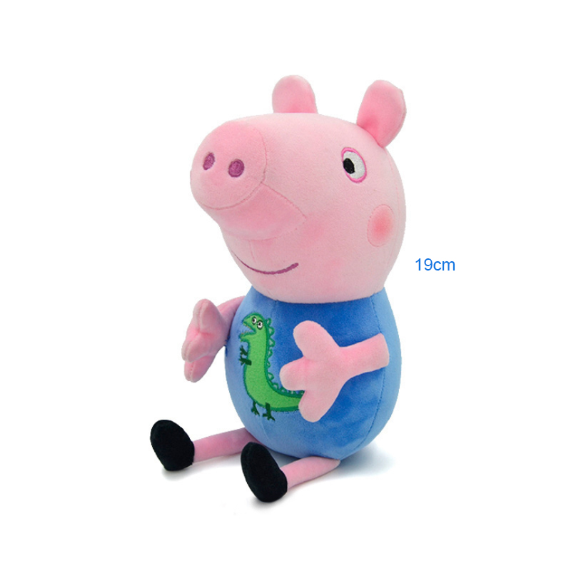Genuine 19cm Peppa Pig Plush T - Dinosaur Figurine Set 评论和价格