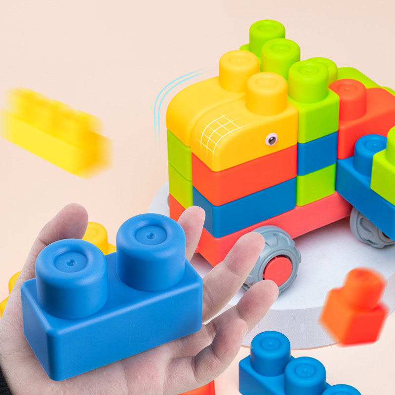 DIY Baby Soft Rubber Big Parti - Kids Toys Lego 评论和价格