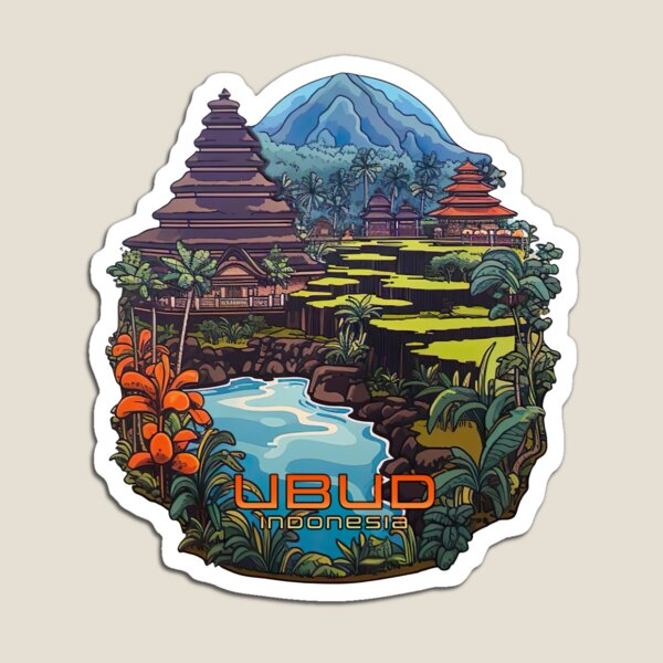 Ubud Bali Indonesia  Magnet Ch - Kids Toys Indonesia 评论和价格