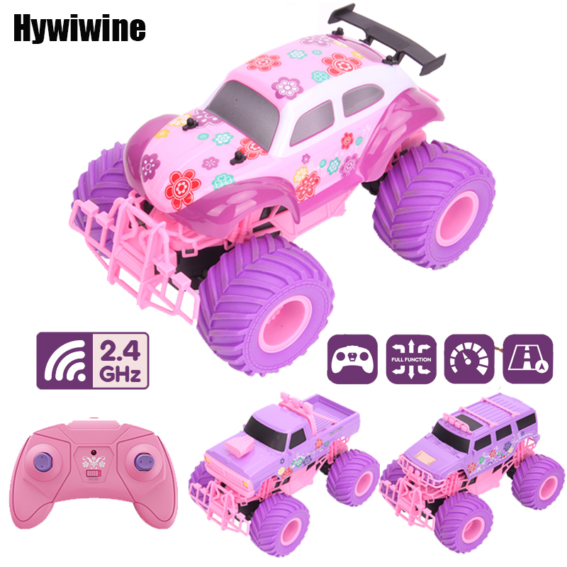 Pink RC Car Electric Drive Off - Kids Toys Cycle 评论和价格