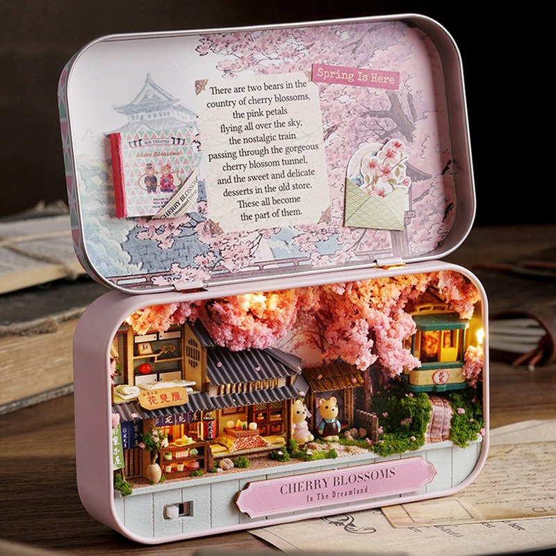 DIY Miniature Tin Box Theater  - Kids Toys Paris 评论和价格