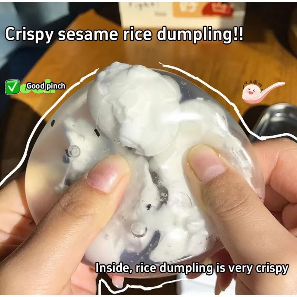 Can Be Crushed Crispy Ball Squ - Kids Toys Dumplings 评论和价格