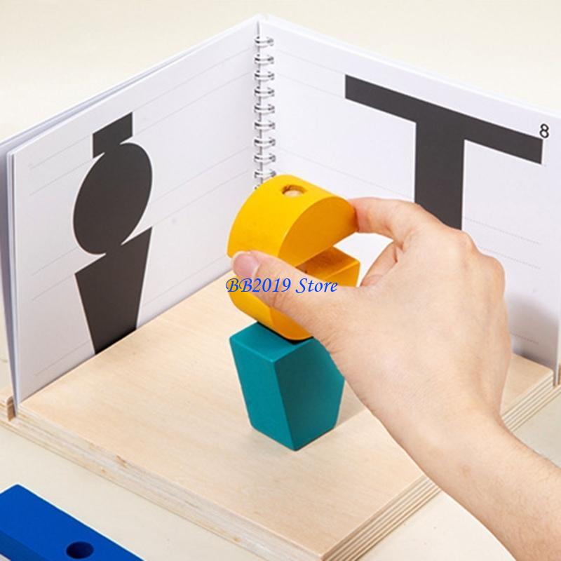 Q0KB Wooden Puzzle Baby Stacki - Wooden Blocks Stacking 评论和价格