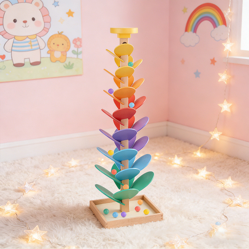 Rainbow Music Tree Stacking Pe - Wooden Blocks Stacking 评论和价格