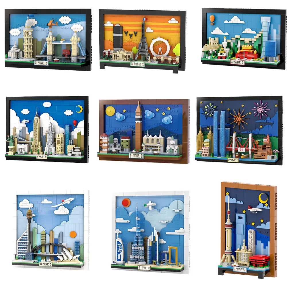 City View Building Blocks Post - Kids Toys Paris 评论和价格