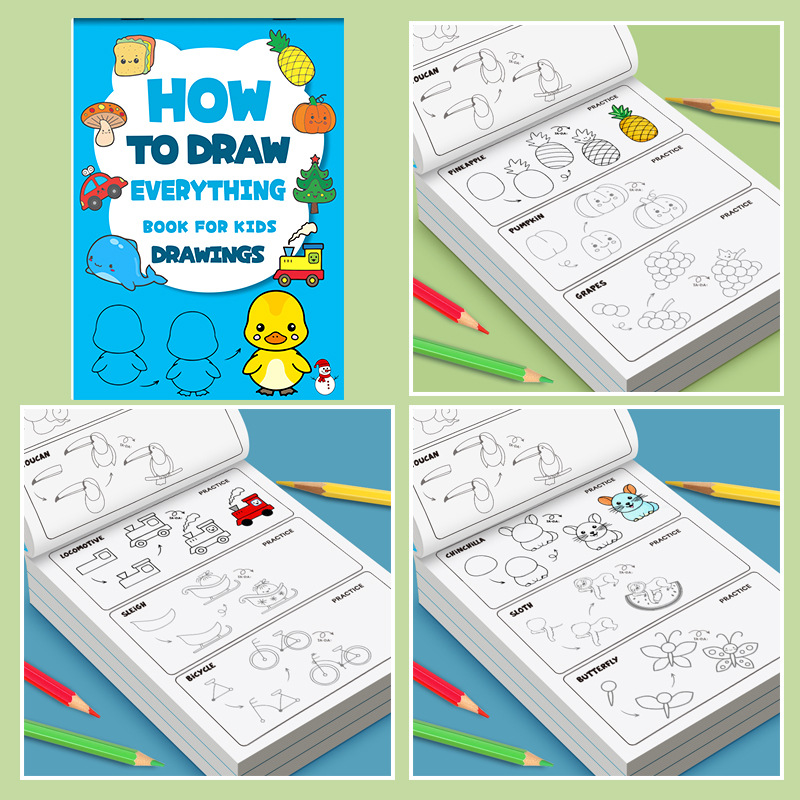 Kids Step-by-Step Drawing Book - Kids Toys Drawing Easy 评论和价格