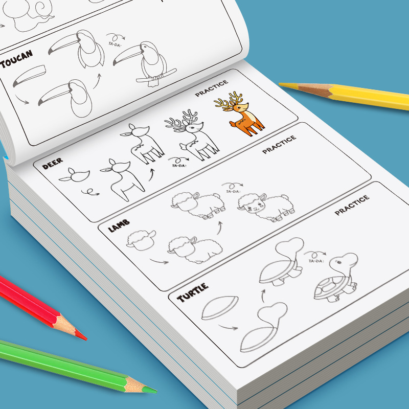 Kids Step-by-Step Drawing Book - Kids Toys Drawing Easy 评论和价格