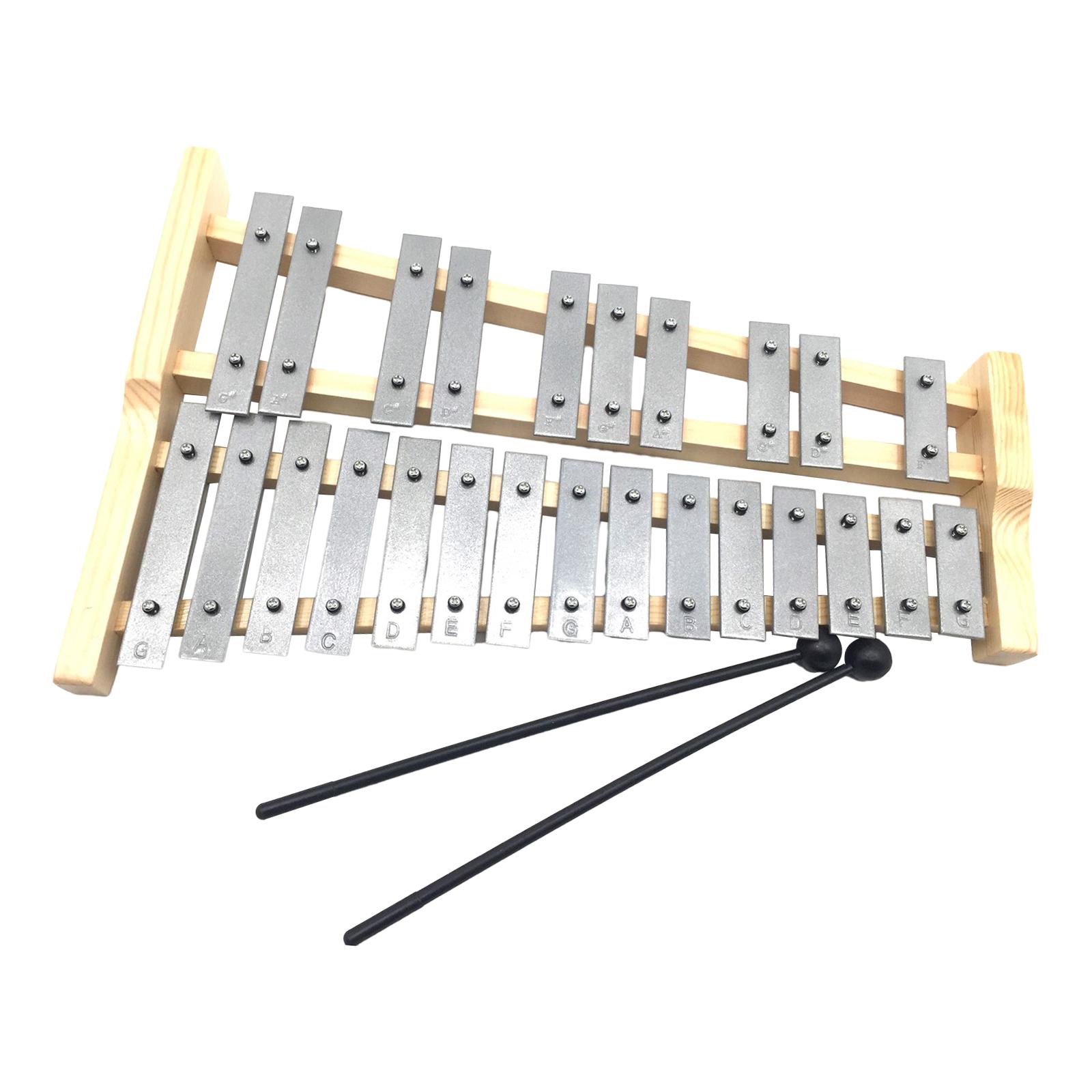 25 Notes Metal Keys Xylophone  - Kids Toys Xylophone 评论和价格
