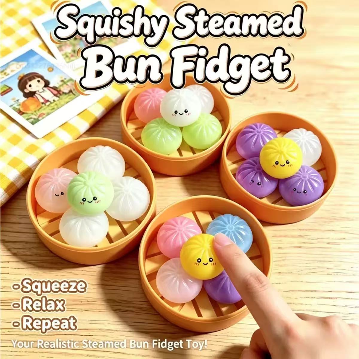5Pcs Mini Dumplings with Steam - Kids Toys Dumplings 评论和价格