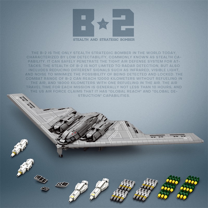 B2 Military Stealth And Strate - Kids Toys Lego 评论和价格