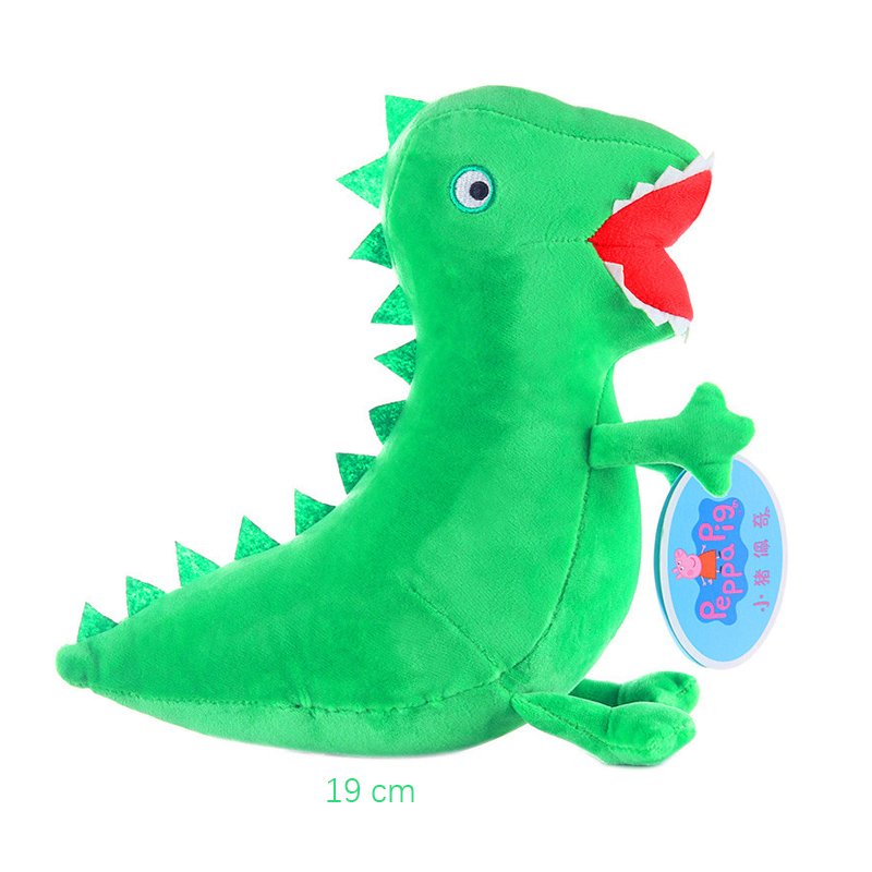 19cm Original Peppa Pig Plush  - Dinosaur Figurine Set 评论和价格