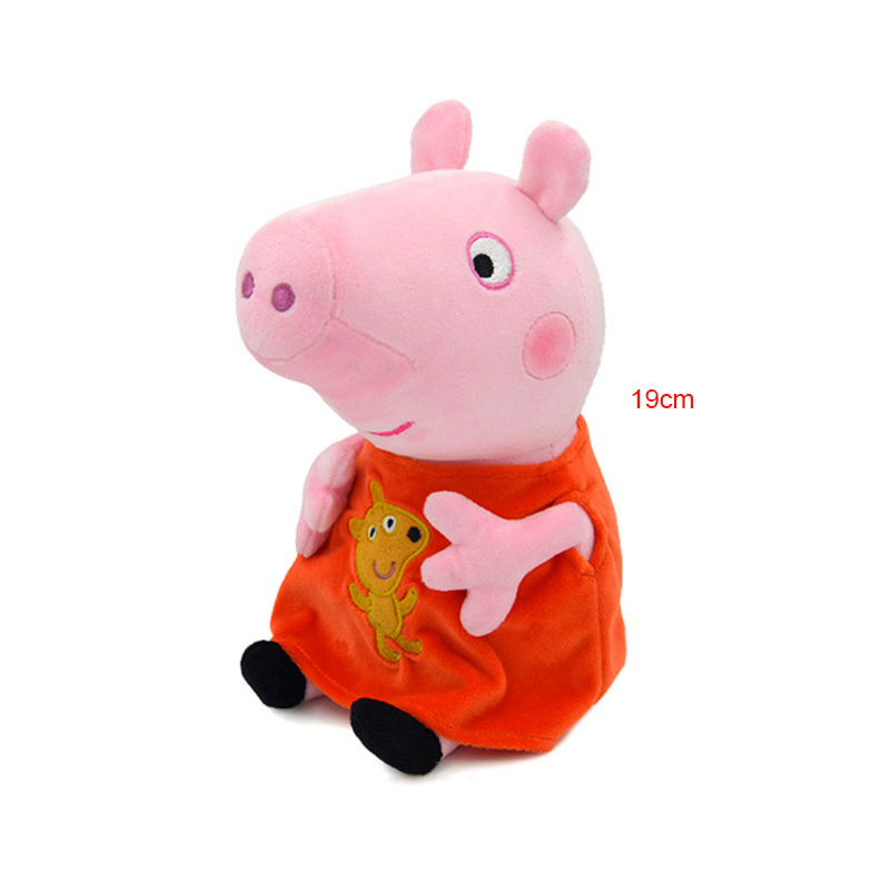 19cm Original Peppa Pig Plush  - Dinosaur Figurine Set 评论和价格