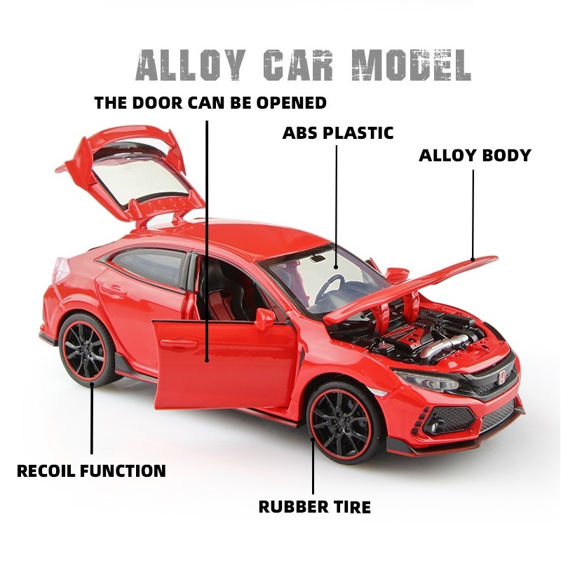 Honda Civic Type R JDM Simulat - Kids Toys Usa 评论和价格