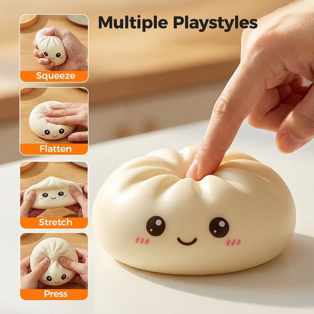 Large Dumpling Stress Ball wit - Kids Toys Dumplings 评论和价格