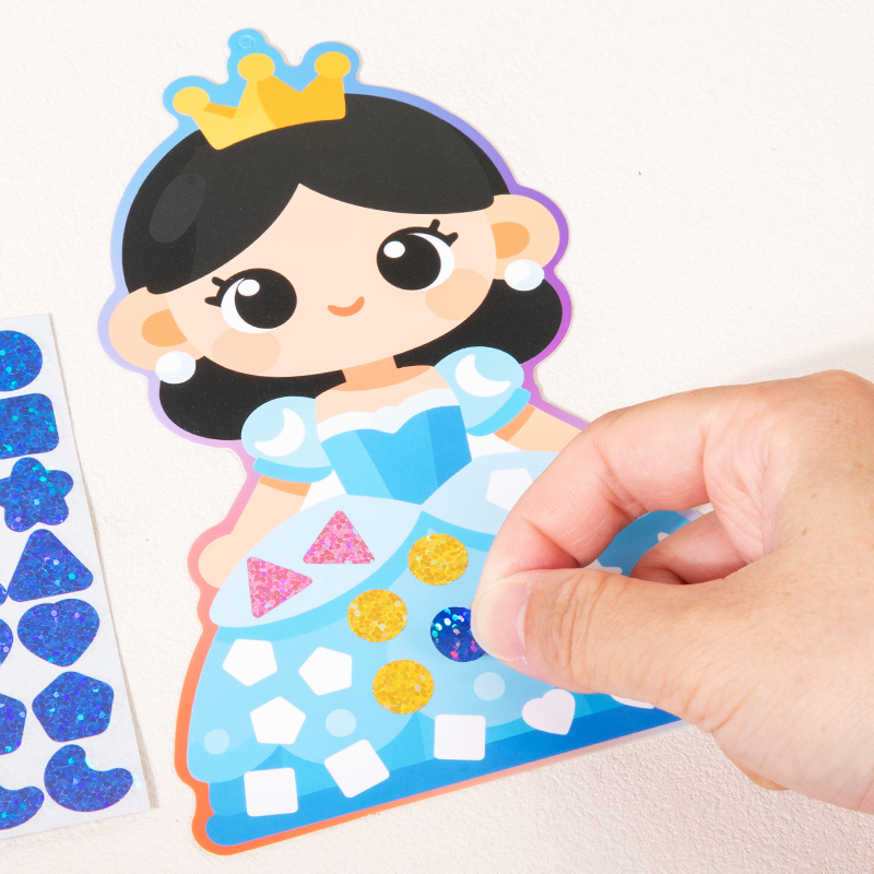2-in-1 DIY Mosaic Sticker & Co - Dinosaur Figurine Set 评论和价格