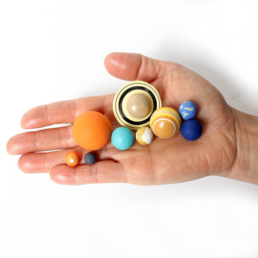Hand-Painted Solar System Plan - Kids Toys Cycle 评论和价格
